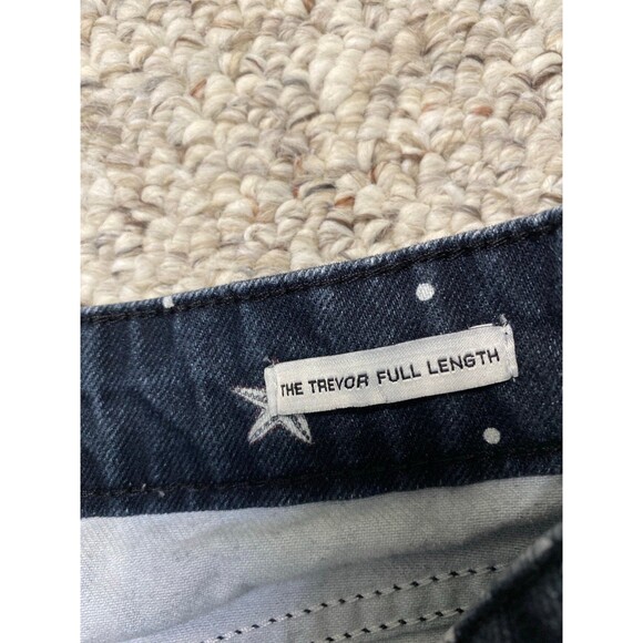 6 Zara High-Rise The Trevor Full Length Straight Leg Mermaid Seashell - Picture 7 of 8